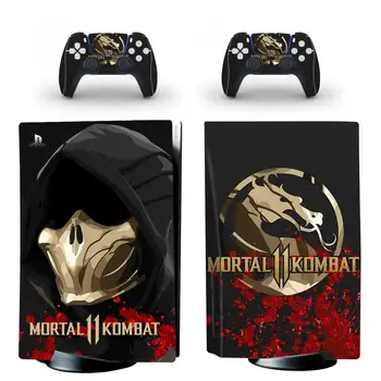 Mortal Kombat PS5 Štandardný Disk Edition Pokožky Nálepky Kryt Kotúča, pre PlayStation 5 Konzoly & Controller PS5 Pokožky Nálepky Vinyl