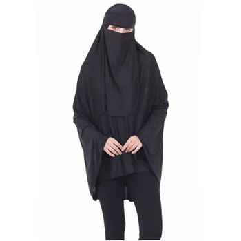 Moslimské Dlho Khimar Ramadánu Modlitba Odev Hidžáb Závoj Ženy Niqab Burka Islamskej Abaya Namaz Burka Musulman Eid Jilbab Djellaba