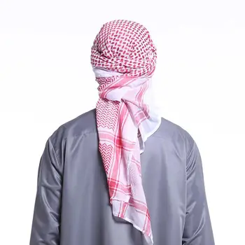 Moslimské Hidžáb mužov šatku Zabezpečovacie Abaya islamská Šatka na Strednom Východe mužov Arabských arabčina Keffiyeh Zábal Bandana Palestíny