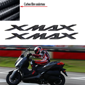Motocykel 3D Mark Nálepky Uhlíkových vlákien epoxidové Pre Yamaha X-MAX Nálepka Pre Yamaha XMAX X MAX 125 250 300