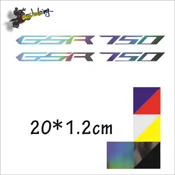 Motocykel Carbon black laser color prilbu reflexné nálepky vhodné na Moto GP Rossi vhodné pre gsr750 GSR750