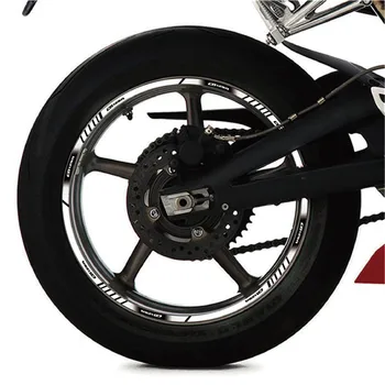 Motocykel doplnky, dekoratívne pneumatiky nálepky predné a zadné kolesá nepremokavé ochranu kotúča, pre HONDA CB125R cb125r