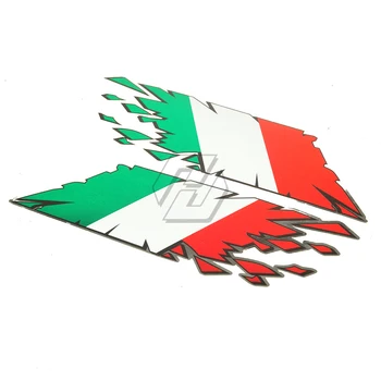 Motocykel Nádrž Obtlačky talianskej Vlajky 