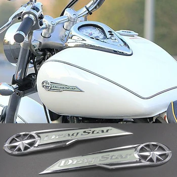 Motocykel Plynové Nádrže, Znak, Odznak Nálepka pre Yamaha Drag Star 15 Vstar XVS