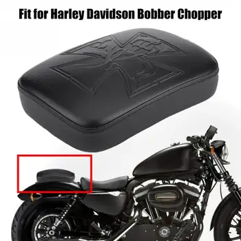 Motocykel prísavky Zadné Pillion Cestujúcich Podložka Sedadla pre Harley Davidson Bobber Chopper Zadné Pillion Cestujúcich Pad Hot Seat