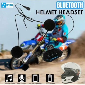 Motocyklové Prilby Bluetooth Headset 15-20Hrs Hudby Čas Športy na Koni Slúchadlá Auto Odpovede s Mic
