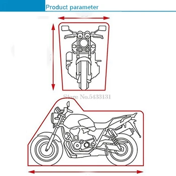 Motocyklové príslušenstvo kryt uv-anti vodotesný pre Dnepr Ducati Monster 1200 Honda Cb150R Cbf Chuj Kdx 200 Dirt Bike Plastov