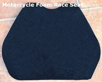 Motocyklový Závod Racing Penové Sedadlo Pad Lepidlo na 1 cm Hrubé Čierne Univerzálne Uchytenie