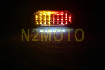 Motokrosových Motocyklov LED zadné svetlo Žltá Zase Signálneho Svetla Integrovaný na Honda CBR 600 F4 F4i 1999-2000) nasvedčovali CBR 900 RR 2004-2006