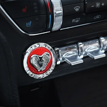 Motor auta Spínač Štart/Stop Tlačidlo Krytu Výbava Keyless Cobra Kryt Interiéru Tvarovanie pre Ford Mustang+
