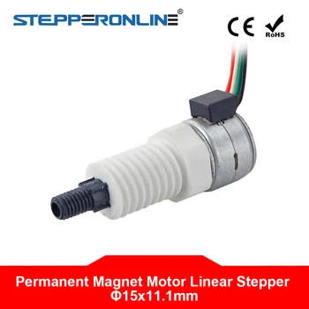 Motor s permanentným Magnetom Lineárne Stepper Motor PM Zajatí 2 Fáza 4 Vodič DC Motor 0.167 Viesť 0,4 mm/0.016