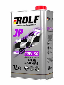 Motorový olej Rolf JP SAE 10W-30 ILSAC GF5/API SN 1L 322279