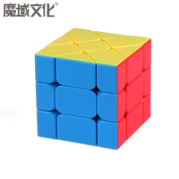 Moyu Fisher 3x3x3 Magic Cube hladké Rýchlosť Puzzle vzdelávacie chlapcov, hračky cubo magico Podivný tvar Puzzle