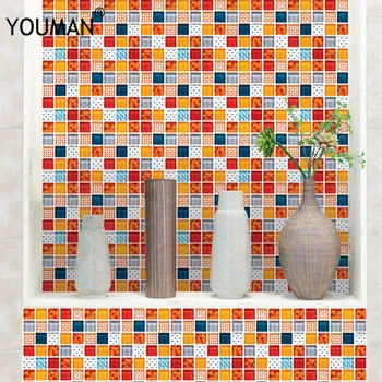 Mozaika samolepiace Dlaždice Nálepky Umenie Domova Tapety nástenná maľba Kúpeľňa Nepremokavé Pás Line Wall Kuchyňa Nálepky Domova