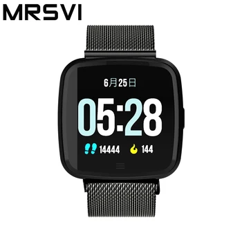MRSVI G12 Smart Hodinky Srdcového tepu, Krvného Tlaku Kyslíka Multi-sport Režimoch Sport sledujte Smartwatch Náramok Mužov Podnikania
