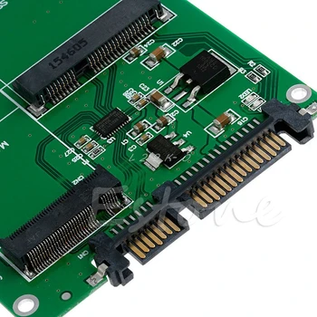 MSATA & M. 2 (B-Tlačidlo Next Generation Form Factor) 2v1 Veľkosti Viacerých SSD na SATA 3 III Adaptér Konvertor