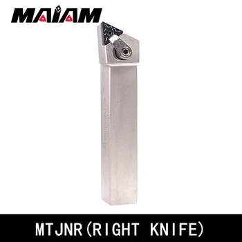 MTJN MTJNR1616 MTJNL1616 H16 MTJNR2020 MTJNL2020 K16 MTJNR2525 M16 MTJNR3232 P16 nástroje na sústruženie, rod použiť TNMG Trojuholník Drážkovanie