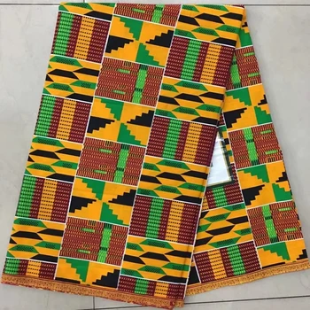 Multi color Kente Handričkou Autentické Handwoven Etnických Ghana Tkaniny Afriky Kente textílie Na Predaj DFW-18