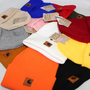 Multi farebné kožené, pletené klobúk Európske a Americké pracovné oblečenie vlna klobúk mužov a dámskej módy za studena klobúk curling okraji teplé Lyžiarske
