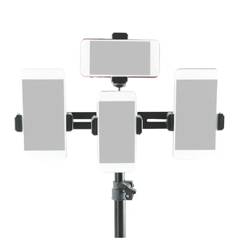 Multi-funkčný Mobilný Telefón Stojan 1/4 závit pre Statív 3-Polohy na Stenu pre Klip Video Live Selfie Stick Kamerou Smartphone Monopod