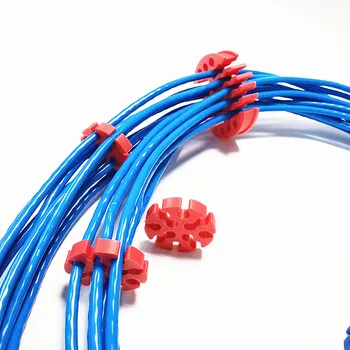 Multicolor 5/6 kategórie modul sieťového kábla linky špirála stroj Drôt postroj Usporiadanie pre počítačové miestnosti, 12 otvorov