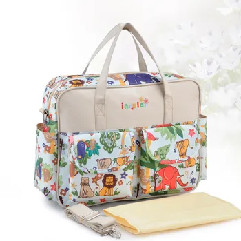 MultiColor plienky taška na rameno, kabelka vysoká kvalita materskej matka kočík múmiový taška multifunkčné detské tašky crossbody