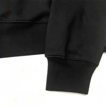 Multicolor Sequin Nadrozmerná Fleece mikina s Kapucňou Ťažké Bavlna-zmes Pulóver Jeseň Streetwear