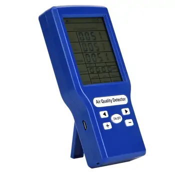 Multifunkčný LCD Displej Horľavý Plyn Oxid Uhličitý Detektor Analyzer Alarm Vysoká Citlivosť Monitor.
