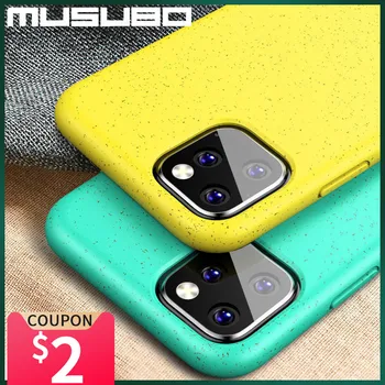 Musubo Luxusné puzdro Pre iPhone 11 Pro Max Silikónový Kryt Pre Apple iPhone 11 Pro Späť Prípadoch Mäkké Fundas 11 Ultra Tenké Coque Capa