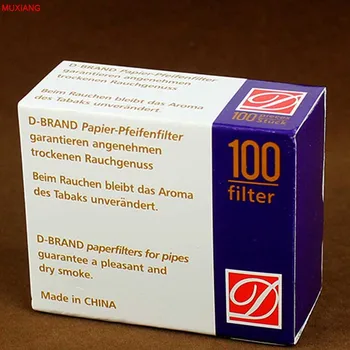 MUXIANG 100 Ks/pack 3 MM Papier Fajčenie Potrubie Filter pre Akryl Náustok fajkárstva Filtlers Čína Továreň na Predaj fd0015
