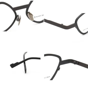 MUZZ okuliarov, rámov Titánové Okuliare Frame Dizajn Značky Unisex Okuliare dioptrické Rámy Krátkozrakosť, Optické Rámy Okuliarov E