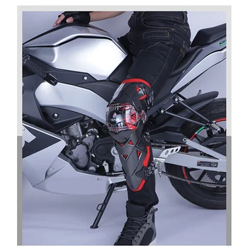 Muž Motocross Kolien Muž Motocykel Orgán Ochrany Brnenie Motorke Ochrany Bezpečnosti Gears Koleno Podložky S Vymeniteľné Vložky