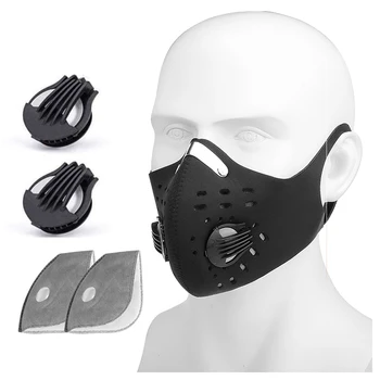Muž, Žena Dych Filter Tvár, Ústa Udržať V Teple Maska Aktivuje-Carbon-Filter Outdoorové Športy Pracovných Vietor-Dôkaz Maska