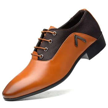 Muži Klasické Formálne Kožené Topánky Luxusné Muž Business Svadobné Office Šaty Topánky Elegantný Dizajn Muž Oxford Topánky Veľké Veľkosti 38-48