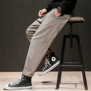 Muži Nohavice Japonskom Štýle, Tepláky Hip Hop Harajuku Joggers Streetwear Súpravy Na Príležitostné Móda Jeseň Pevné Hárem Nohavice