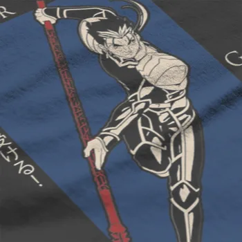 Muži Osud Pobyt Noc Emiya Saber Gilgaméšovi Anime T-Shirts Zábavné Topy Lancer Čistej Bavlny Tees Harajuku Tričko