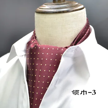 Muži Ročník Polka Dot Svadobné Formálne Cravat Ascot Samostatne Britský štýl Gentleman Polyester Hodváb Paisley Krku Kravatu Svadobný Oblek