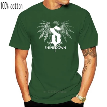 Muži tričko Cool Shinedown Logo S Eagle Lete Módny Štýl funny t-shirt novinka tričko ženy