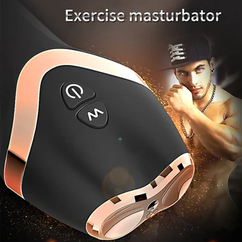 Muži Vibrátor Žaluďa Exerciser G mieste Stimulátor 12 Rýchlosti Vibrátor Pre Mužov Dick Masturbovať Pohár Dospelých Sex Produktu USB Nabíjateľné