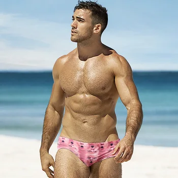 Mužov značky AUSTINBEM Rýchle Sušenie plávanie nohavičky nový štýl, pánske plavky, pánske print Plavky pánske plážové šortky