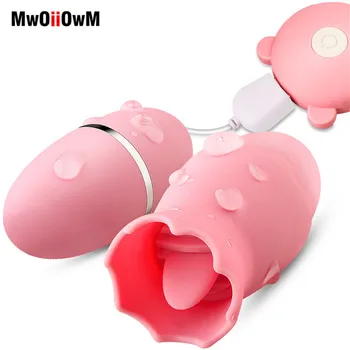 MwOiiOwM USB Dvojité Vibračné Vajíčka 12 Frekvencia Multi Rýchlosť 2 Tvarov Vibrátory Sexuálne Hračky pre Ženy Dospelé Samice Produkty