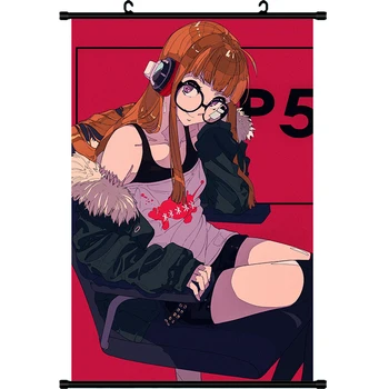 Mxdfafa Japonskom Anime Persona 5 Textílie Stene Prejdite Plagát cartoon plátno na maľovanie Animácie Prejdite Maľovanie 40x60 cm dropshipping