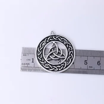 Mytológiu Kovové Infinity Symbol Šarmu Írsky Kruhové Uzol Celtics Náboženské Ornament Prívesok Amulet