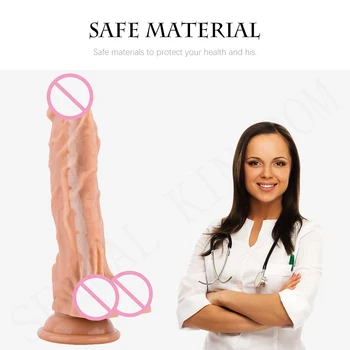 Mäkké Chrupavky Dildo Sania Pohár Dick Flexibilné Silikónové Kohút Werable Penis G-spot Klitorálny Stimulátor Masturbator Dospelých, Sexuálne Hračky