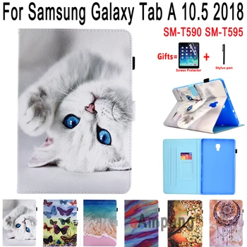 Mäkké Shockproof obal pre Samsung Galaxy Tab A7 10.4 2020 10.1 2019 10.5 2018 A6 2016 8.0 9.7 Cartoon Kryt Tablet Shell Funda
