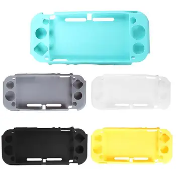Mäkké Silikónové puzdro Ochranný Kryt pre Nintendo Prepínač Lite Mini Konzola Radič Herné Späť Shell Ochrany Príslušenstvo