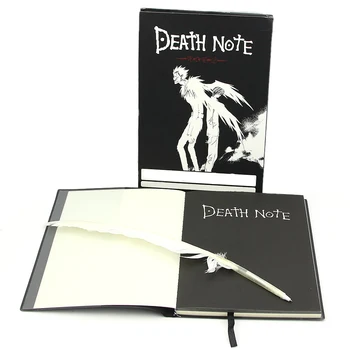 Móda Anime Témy pre Notebook Death Note Book Organizátor Programu Krásne Školy Písanie cestovateľov Denníka Príslušenstvo