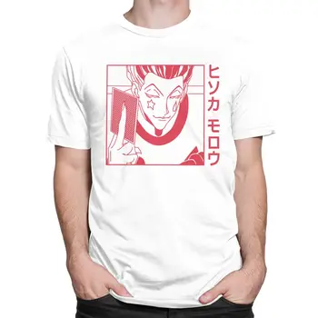 Móda Mužov Hunter X Hunter Hisoka Morow T-tričko Krátke Rukávy Mäkké Bavlnené Tričko v Lete Japonsko, Anime, Manga Hxh Tee Košele Darček