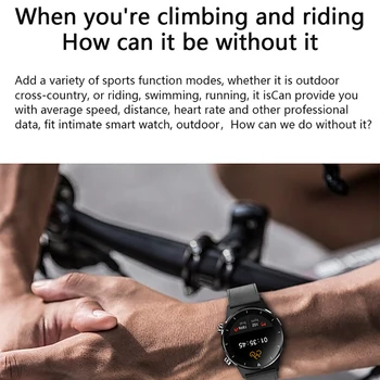 Móda Nehrdzavejúcej E13 Mužov Športové reloj inteligente GPS, Krokomer, Podpora Kolo Obrazovke Bluetooth Náramkové hodinky pre Ženy IOS Android