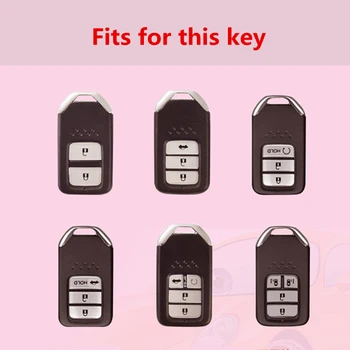 Móda Nový ABS Auto Smart Key Prípade Kryt Plášťa, Na Honda Hrv Občianske 2017 Dohodou 2003-2007 Cr-v Oslobodený Pilot EX EXL AutoAccessories
